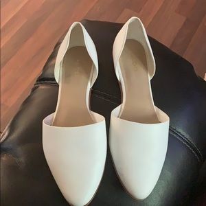 White aldo sandals